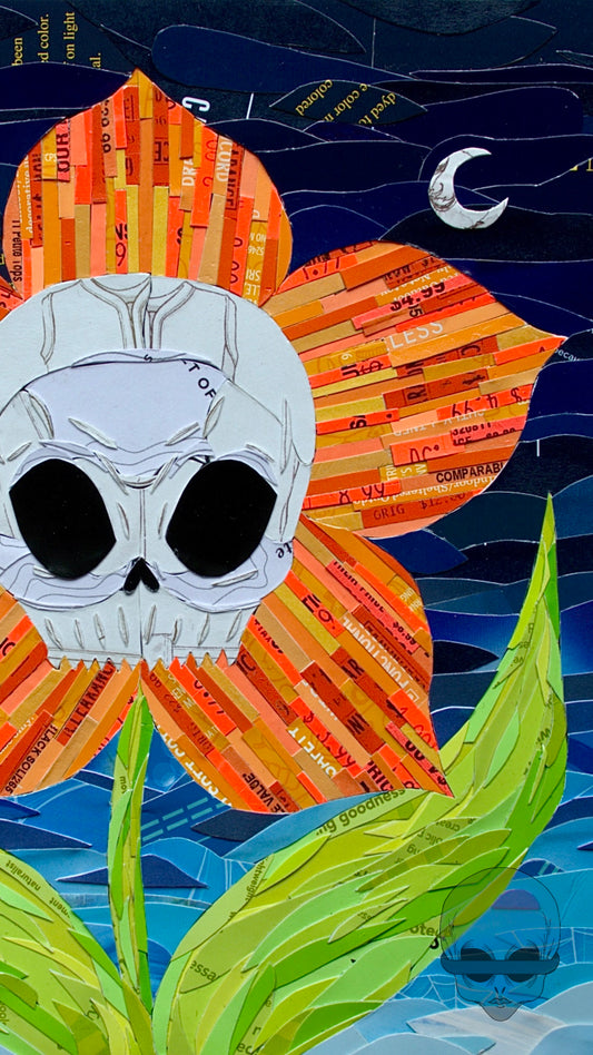 'moon flower' - print