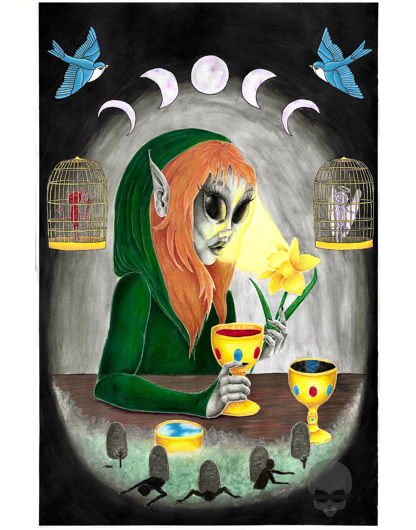 'daffodil' - print