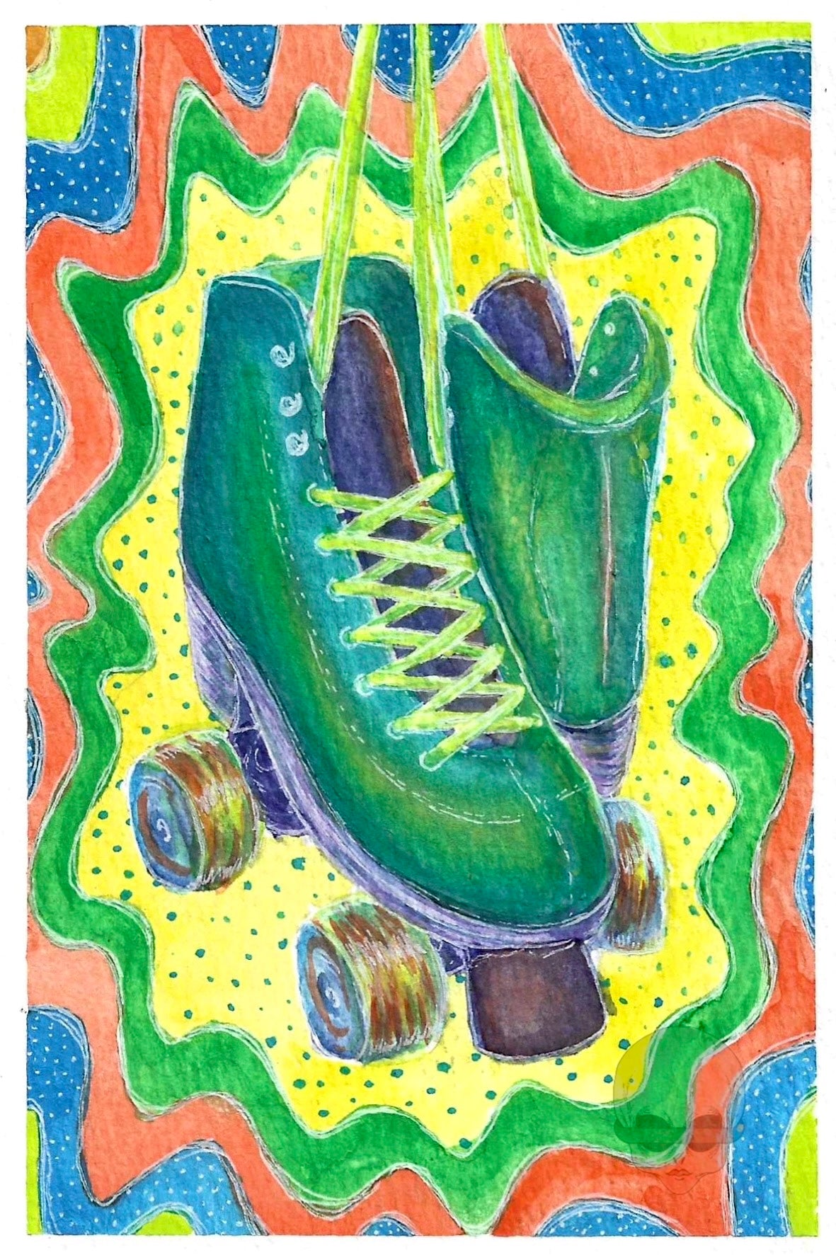 ‘skates’ - print