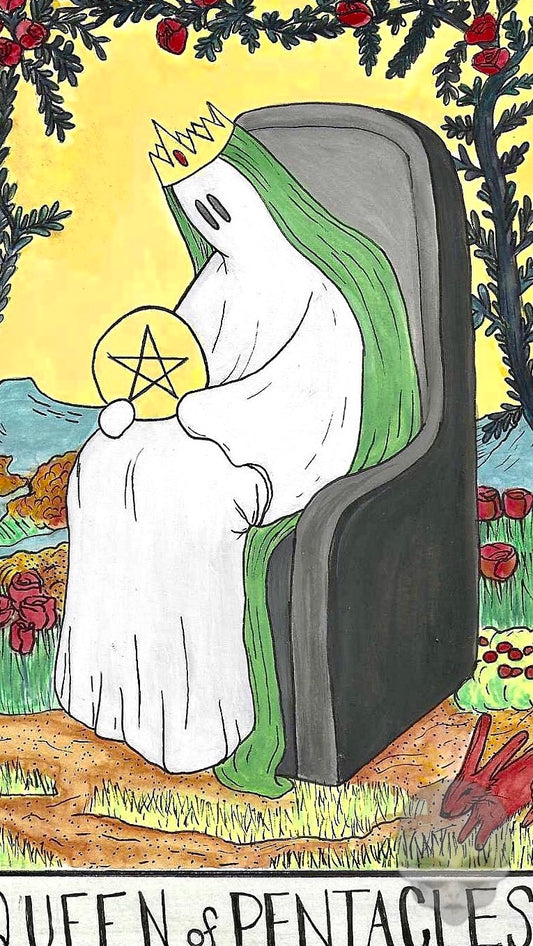 ‘queen of pentacles’ - print