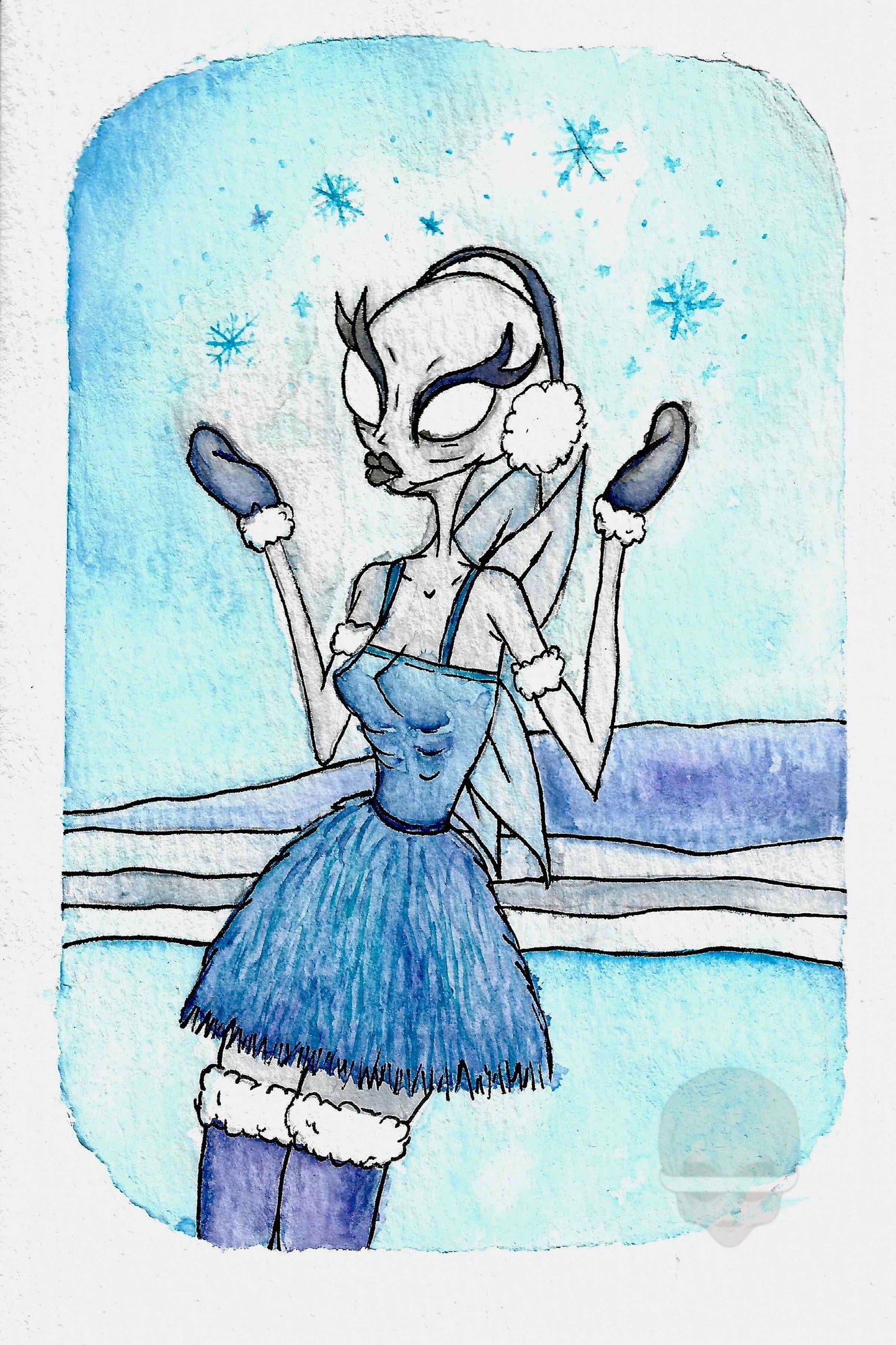 ‘snow fairy’ - print