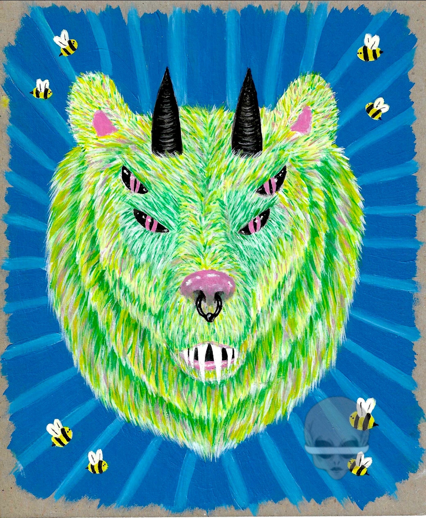 ‘scare bear’ - print