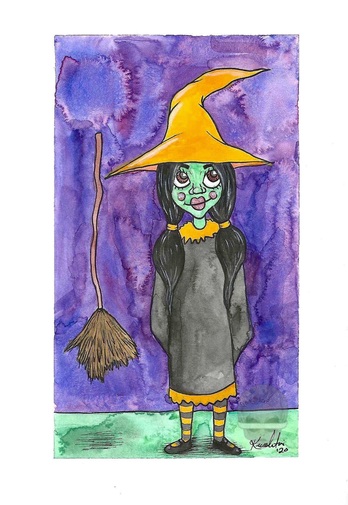 ‘little witch’ - print