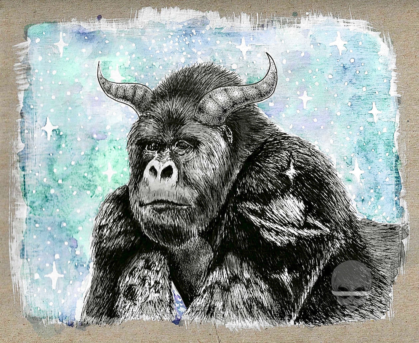 ‘space gorilla’ - print