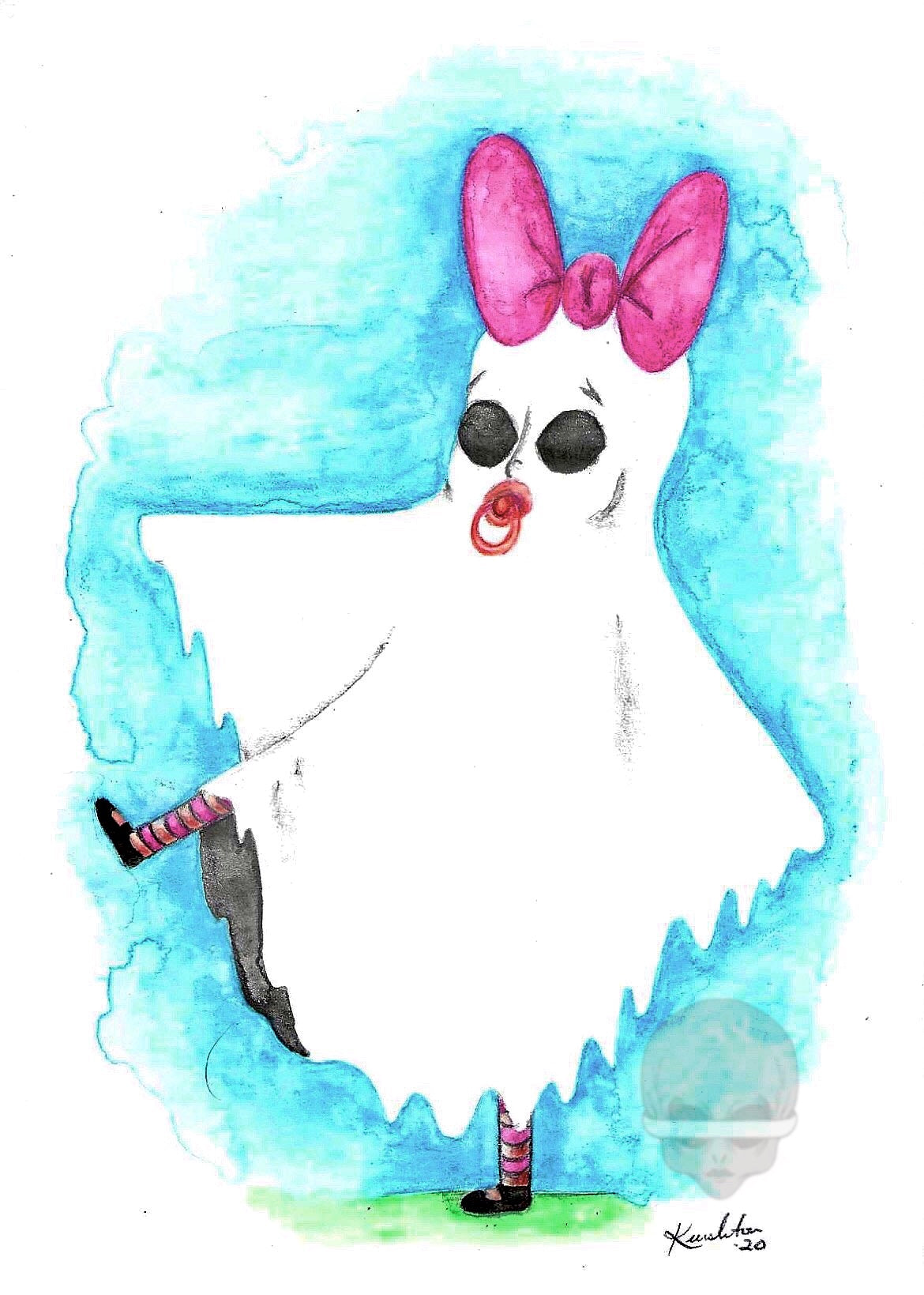 ‘baby ghost’ - print
