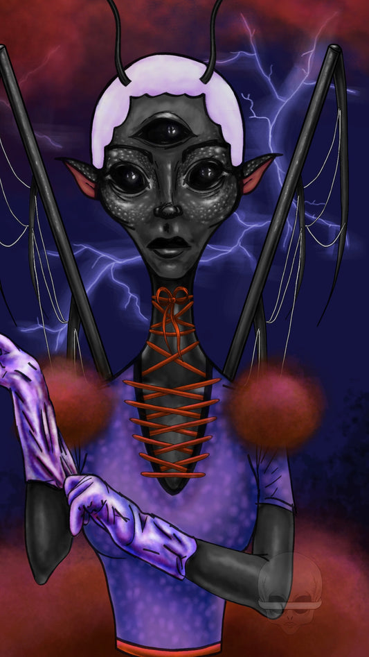 ‘dark fairy’ - print