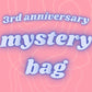 3rd anniversary mystery bag