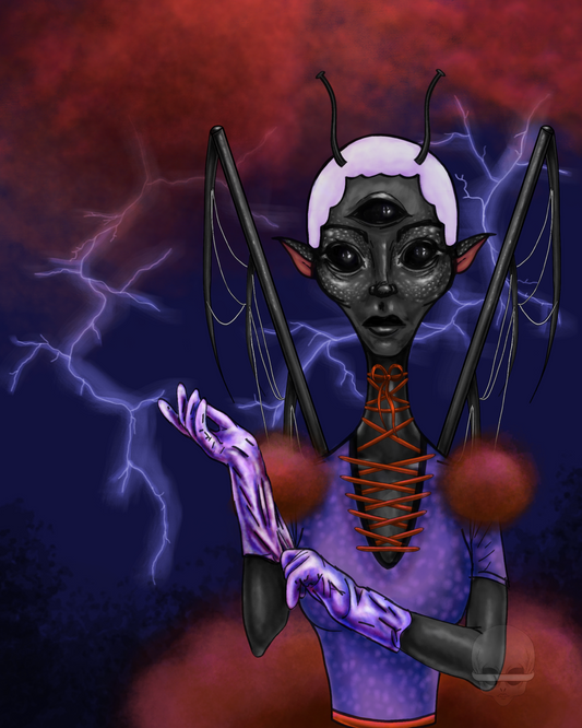 ‘dark fairy’ - print