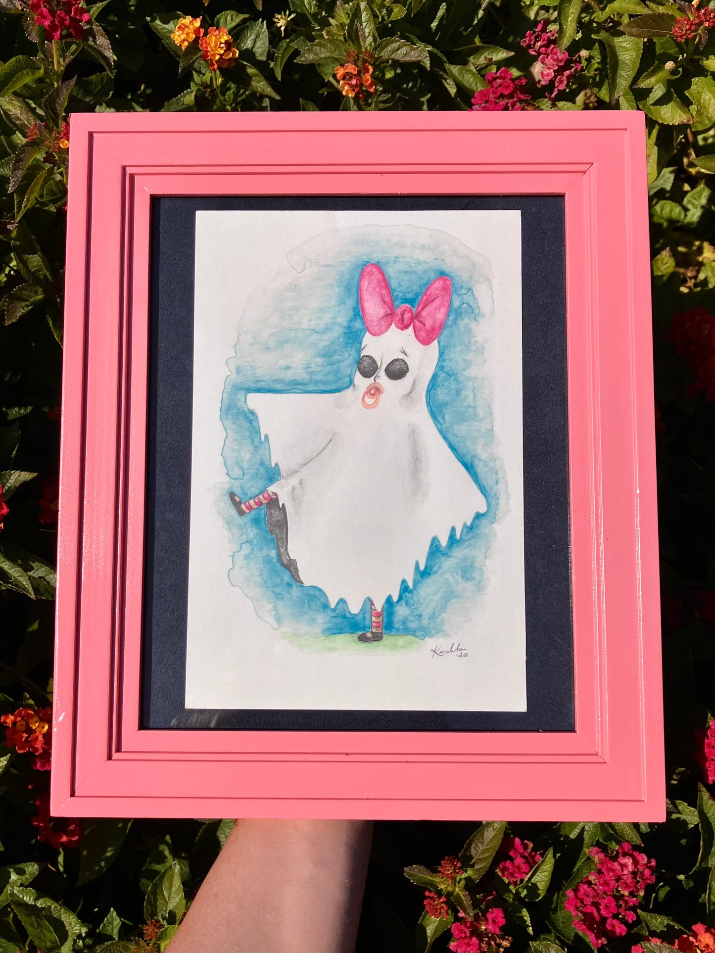 ‘baby ghost’ [framed]