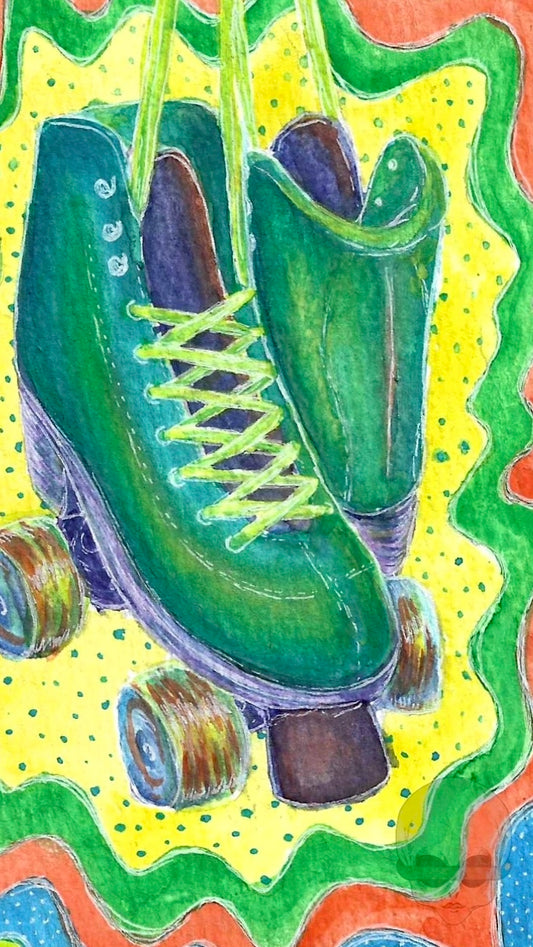 ‘skates’ - print