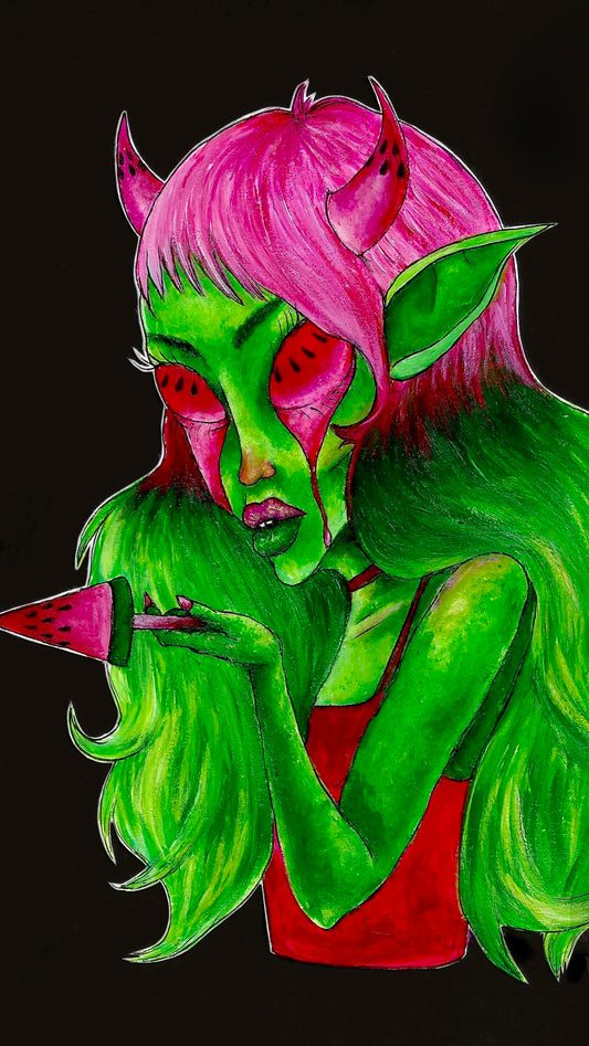 ‘watermelon girl’