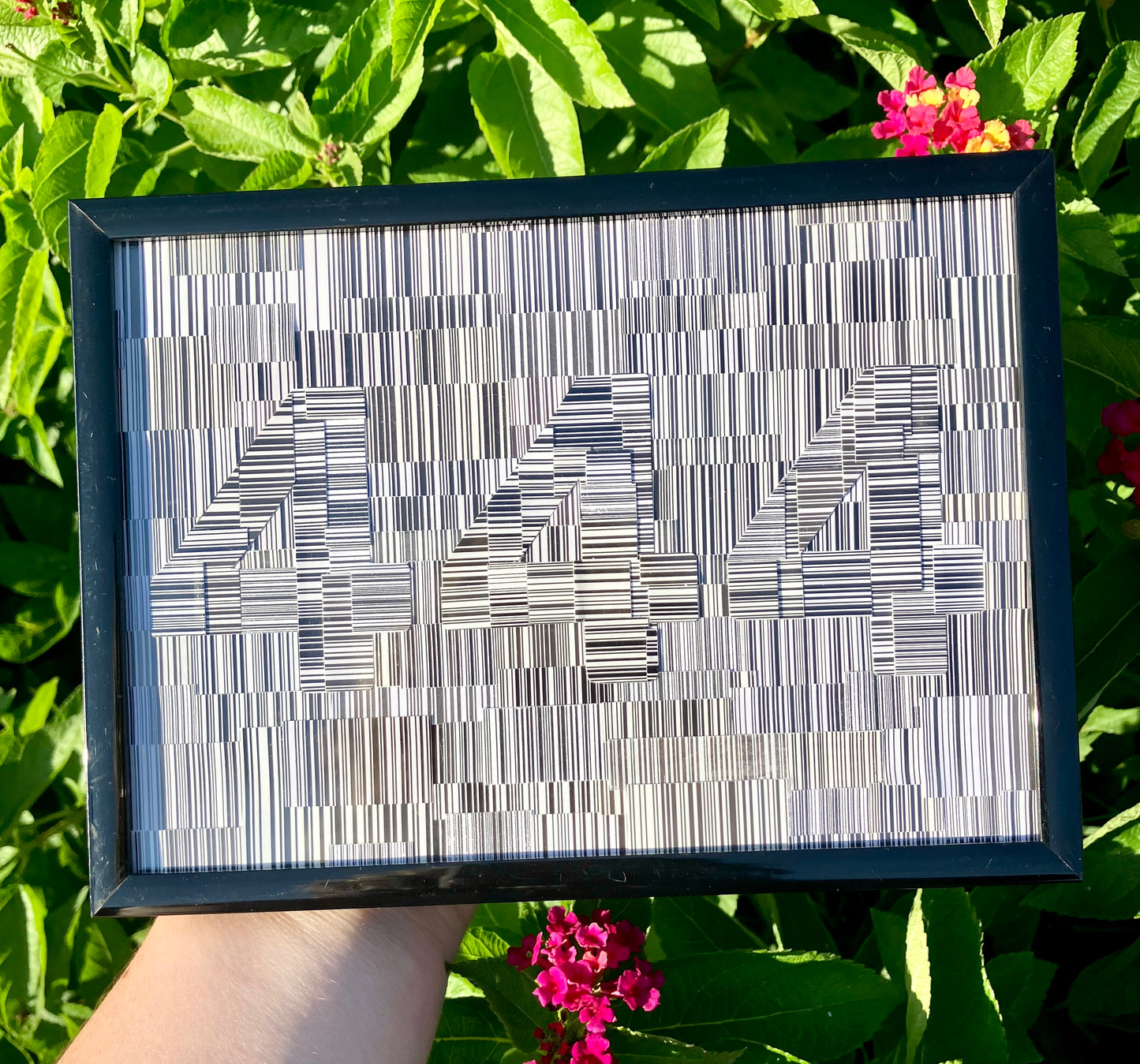 ‘444' [framed]