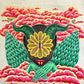 hand-painted canvas tote bag - ‘botanical beast [angel]’