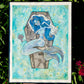 ‘swimming with the fish’ [framed]