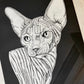 ‘sphynx kitty’ [framed]