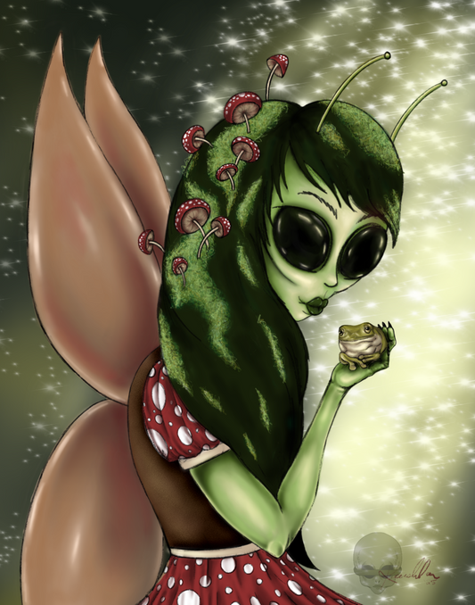 ‘swamp fairy’ - print