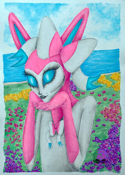 'cute charm' - print