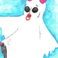 ‘baby ghost’ - print