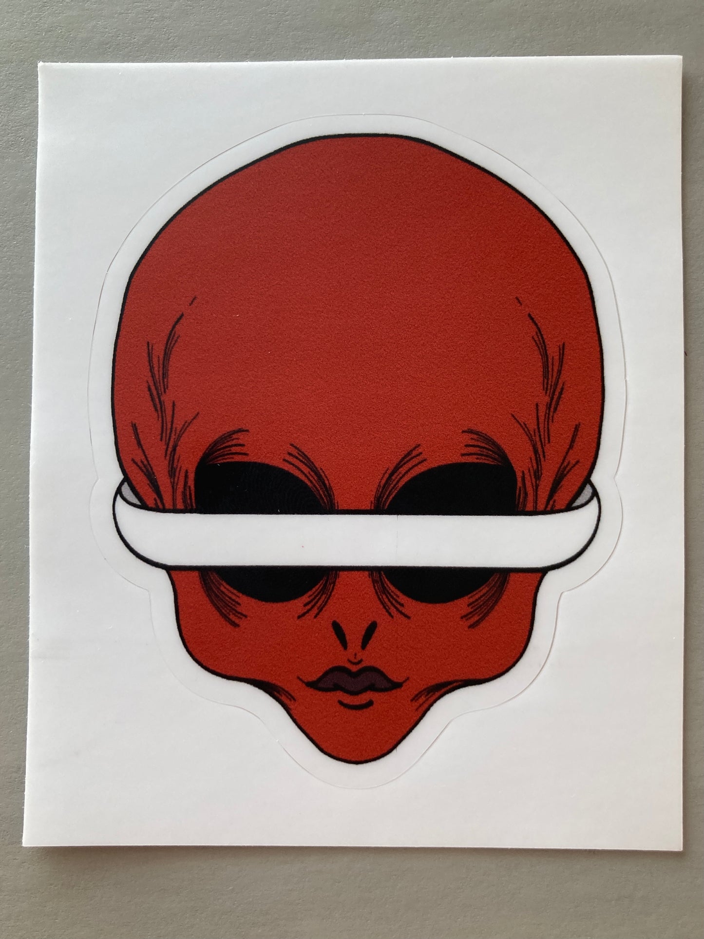 ‘weird as art’ logo vinyl sticker