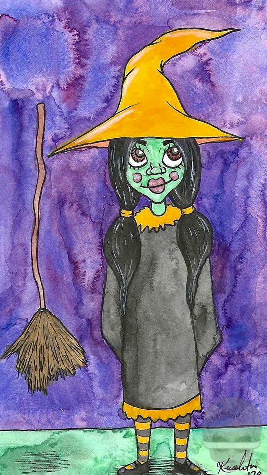 ‘little witch’ [framed]