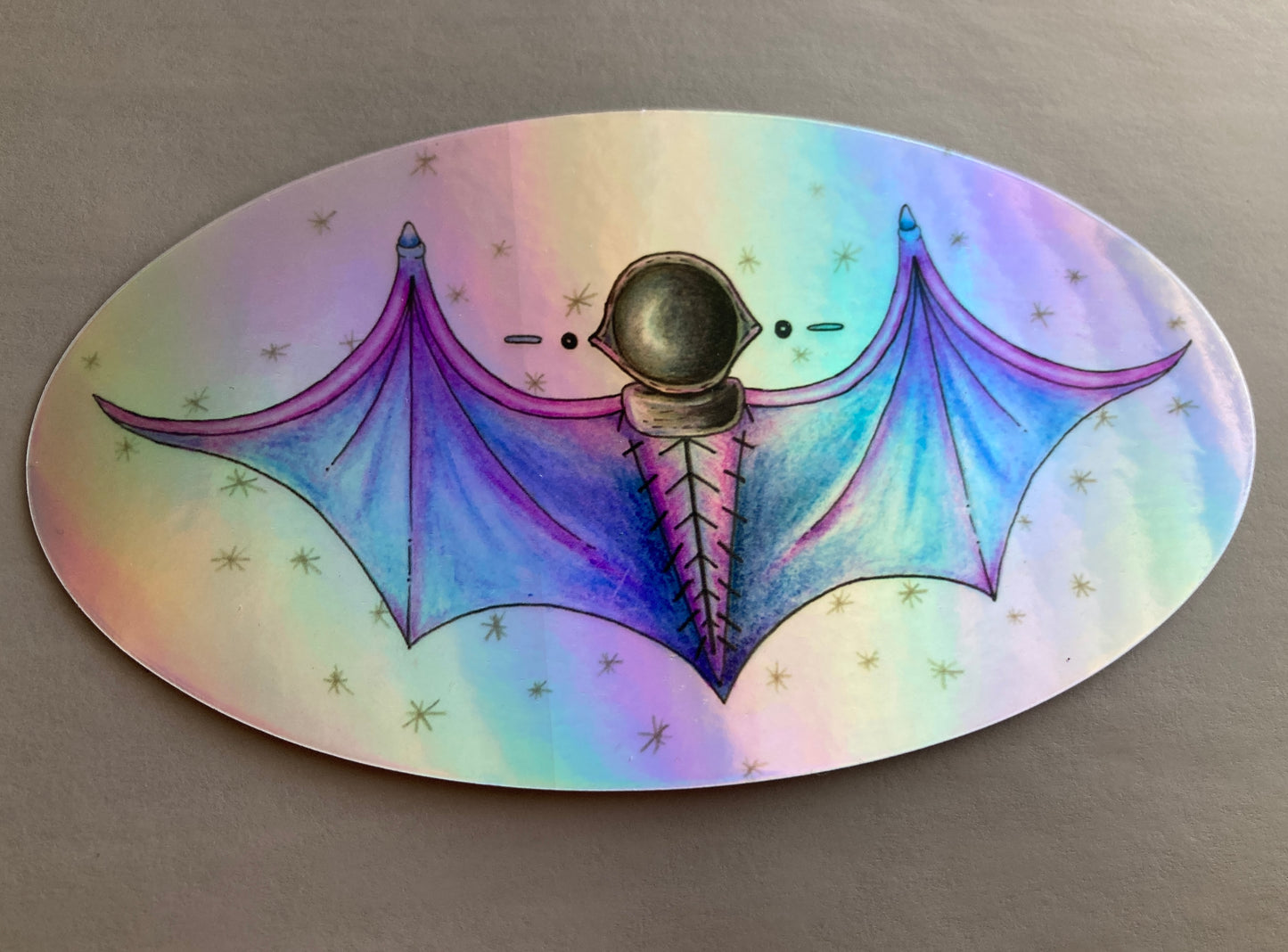 ‘space bat’ vinyl sticker