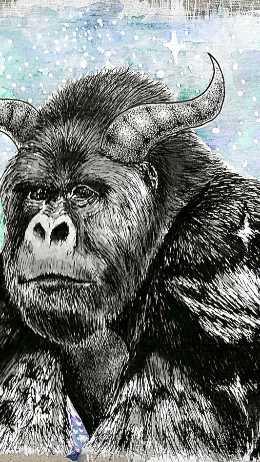 ‘space gorilla’ - print