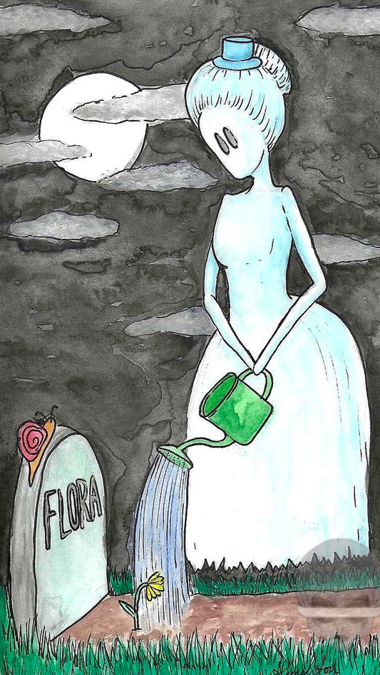‘flora the ghost’ - print