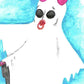 ‘baby ghost’ [framed]