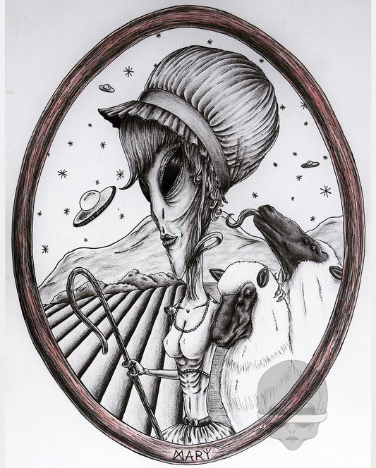 'alien bopeep' - print